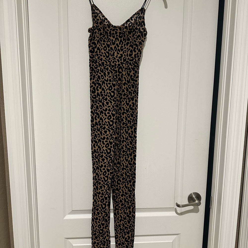 Leopard Print Jumpsuit/ bodysuit
